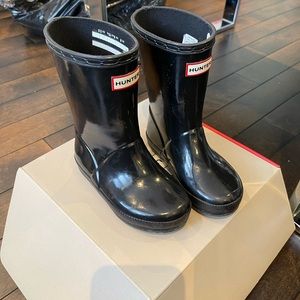 Hunter boots toddler size 9